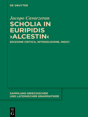 cover image of Scholia in Euripidis ›Alcestin